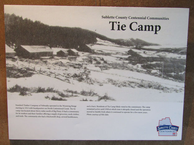 Tie Camp. Photo by Pinedale Online.