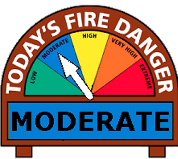 Fire Danger Moderate. Photo by Teton Interagency Fire.