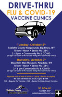 Drive-Thru Flu Clinics. Photo by Sublette County Public Health.