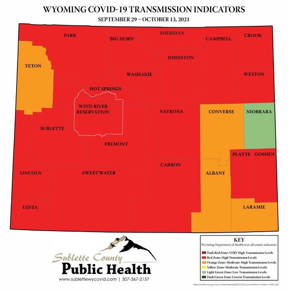 Transmission - October 2021. Photo by Sublette County Public Health.