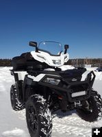Stolen white ATV. Photo by Sublette County Sheriff's Office.