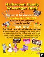 2021 Halloween Scavenger Hunt. Photo by Museum of the Mountain Man.