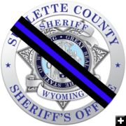 SCSO Badge of Mourning. Photo by Sublette County Sheriff's Office.