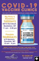 Vaccine clinics. Photo by Sublette County Public Health.