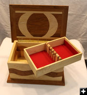 Hand made Jewelry Box. Photo by Pinedale Online.