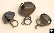 Hand forged steel bells. Photo by Pinedale Online.