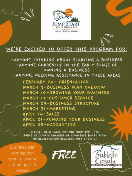 Jump Start Your Business. Photo by Sublette County Chamber of Commerce.