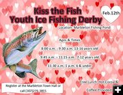 Kiss the Fish Youth Ice Fishing Derby. Photo by Pinedale Online.