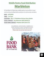 Food distribution in Marbleton. Photo by .