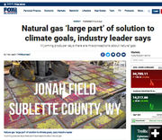 Story on Natural Gas. Photo by Fox Business News.