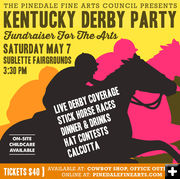 PFAC Kentucky Derby fundraiser. Photo by Pinedale Fine Arts Council.