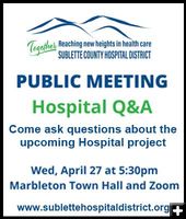 Public Meeting. Photo by Sublette County Hospital District.