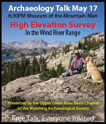 WAS talk May 17 2022. Photo by Upper Green River Basin Chapter of the Wyoming Archaeology Society.
