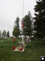 Flag Half Staff. Photo by Dawn Ballou, Pinedale Online.