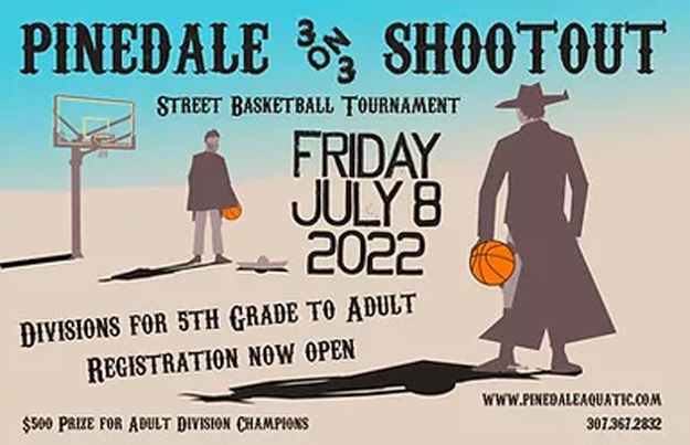 3 on 3 Basketball Tournament. Photo by Pinedale Aquatic Center.