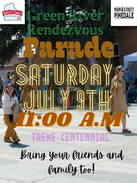 Rendezvous Parade. Photo by Main Street Pinedale.
