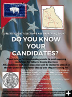 Candidate forum July 21. Photo by Sublette County Chamber of Commerce.