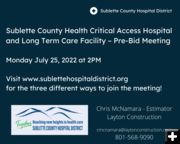 Pre-bid meeting July 25. Photo by Sublette County Hospital District.
