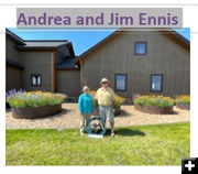Andrea & Jim Ennis. Photo by Sage & Snow Garden Club.