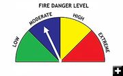 Fire Danger Moderate. Photo by .
