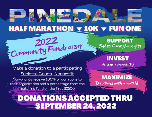 Pinedale Half Marathon 2022 race. Photo by Pinedale Half Marathon.