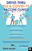 Flu Clinics. Photo by Sublette County Public Health.