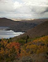 Fall Color Over Fremont Lake. Photo by Dave Bell.