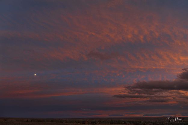 Moon And Sky. Photo by Dave Bell.