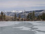 On The Fremont Lake Ice. Photo by Dave Bell.