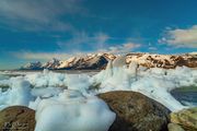 Icy Shores Of Jackson Lake. Photo by Dave Bell.