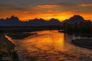 Snake River And Teton Range Sunset. Photo by Dave Bell.