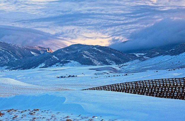 Wyoming Winter In The Green Mountains. Photo by Dave Bell.