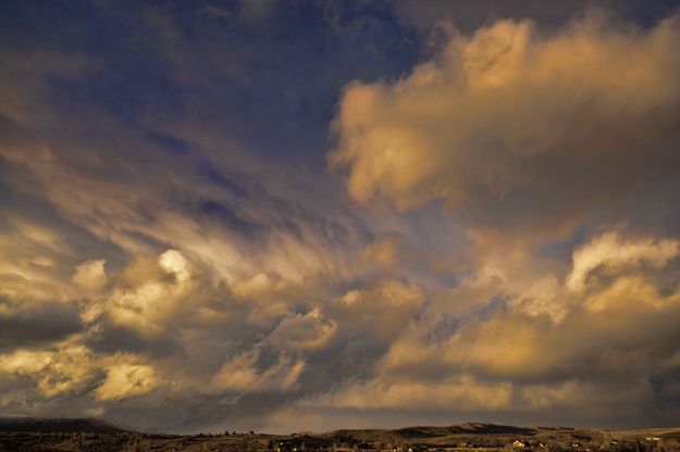 Sundown Clouds. Photo by Dave Bell.
