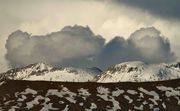 Clouds Above Half Moon Mountain and Continental Divide. Photo by Dave Bell.