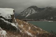 Snowy Boulder and New Fork Lake. Photo by Dave Bell.