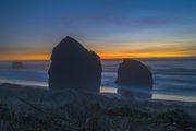  Sea Stacks At Pistol Beach. Photo by Dave Bell.