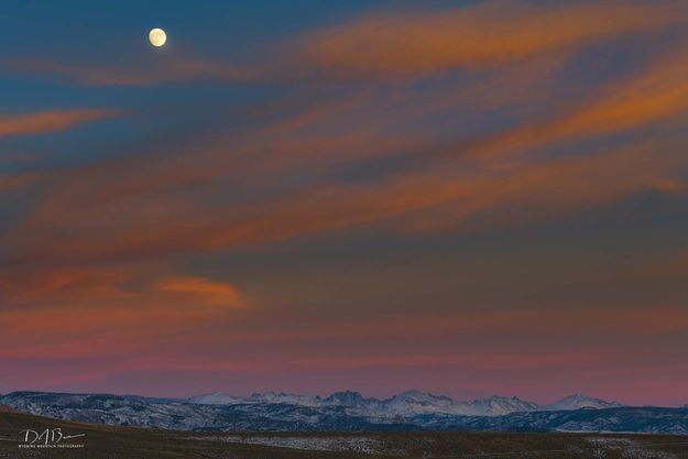 Moon Over Bonneville. Photo by Dave Bell.