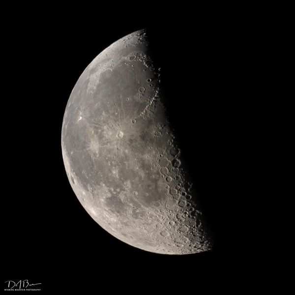 Not St. Patrick Day--Say Good Morning To The Moon. Photo by Dave Bell.