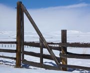 Artful Simplicity Of A Ranch Gate. Photo by Dave Bell.