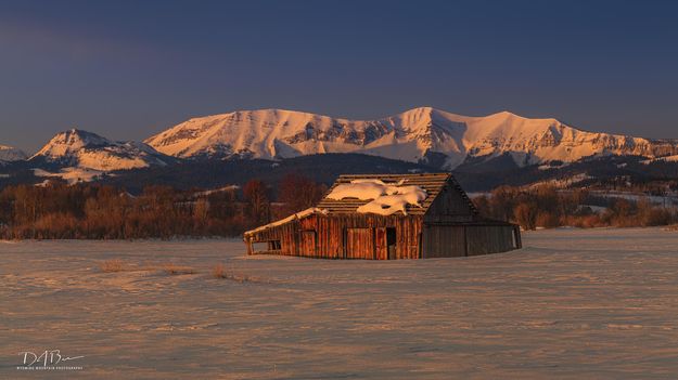 Triple Peak And The Barn. Photo by Dave Bell.
