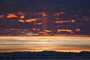 Sunset Over Silhouetted Wyoming Range. Photo by Dave Bell.