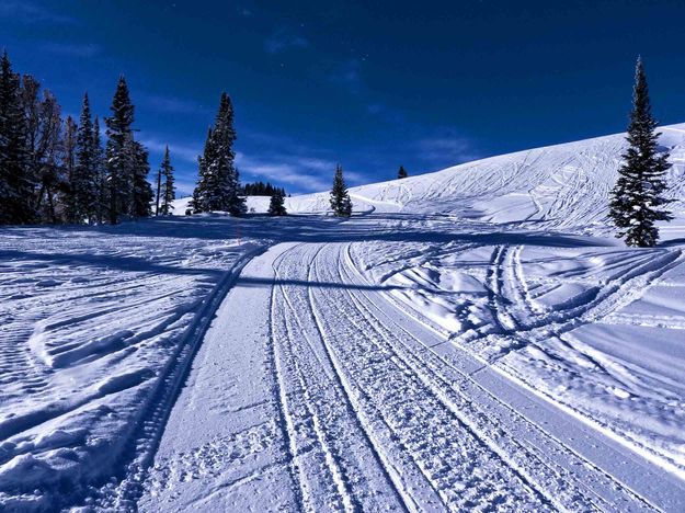 Groomed Highway To Fun!. Photo by Dave Bell.
