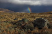 Half Moon Mountain Rainbow. Photo by Fred Pflughoft.