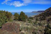 Lake Abert and Abert Rim - Oregon. Photo by Fred Pflughoft.