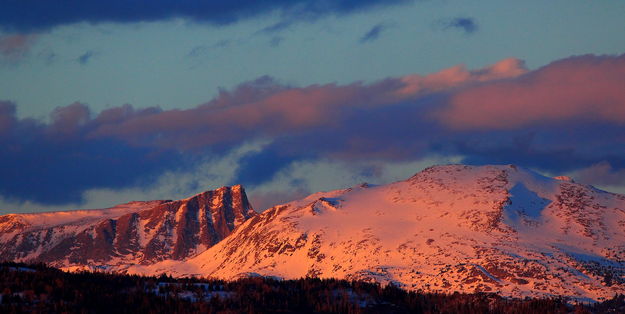 Angel Peak & Baldy. Photo by Fred Pflughoft.