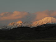 Sunlit peaks. Photo by Scott Almdale.