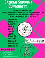 Cancer support group meetings