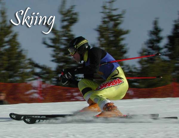 Alpine ski race at White Pine Ski Area. Pinedale Online photo.